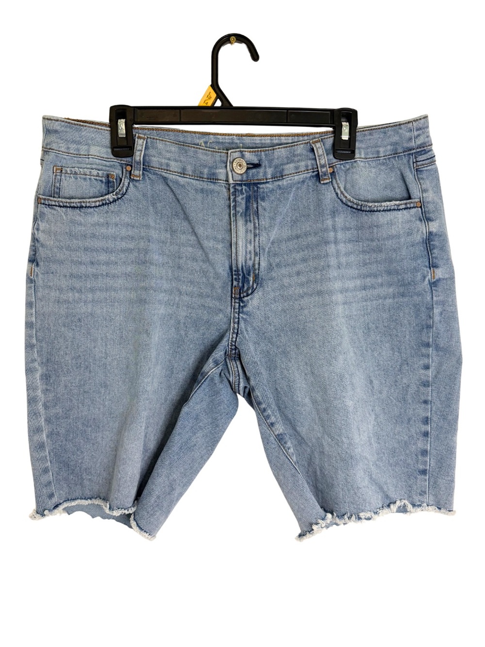 3/$20 Natural Reflections Light Blue Denim Cutoff Shorts Size 16